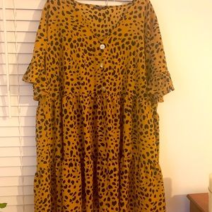 Animal print dress